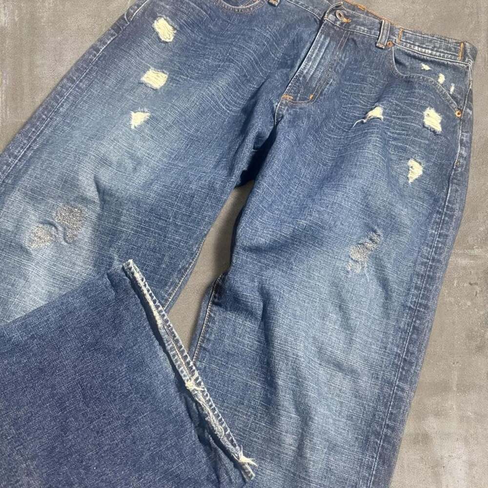 Vintage GUESS Jeans USA Distressed Straight Leg Denim